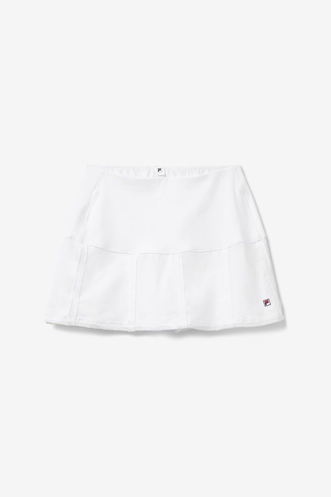 Fila Baseline 14.5" White Skirts Womens - NZ 87402-SZIE